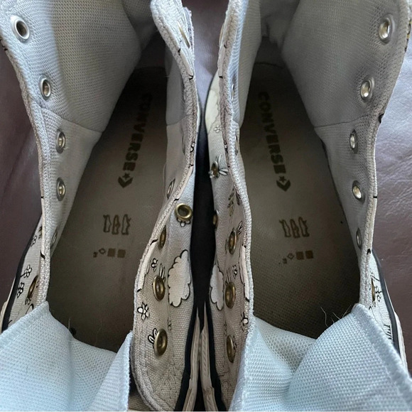 Converse All Star Girls Camp Size 2  Sneakers Without Laces - Picture 8 of 10